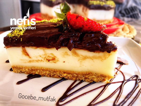 Gerçeğini Aratmayan Yalancı Cheesecake (İrmiksiz)