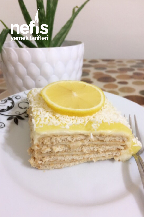 Limonlu Bisküvili Pasta