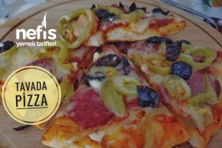 10 Dakikada Tavada Pizza (videolu) Tarifi