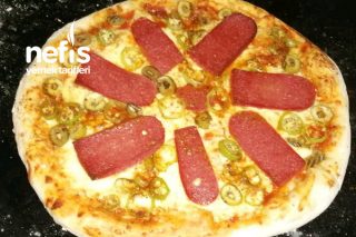 Sucuklu Pizza Tarifi