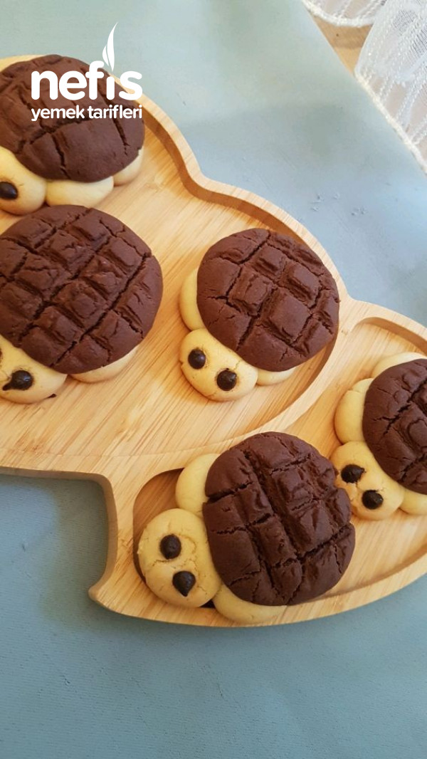 Νόστιμα μπισκότα σε σχήμα χελώνας