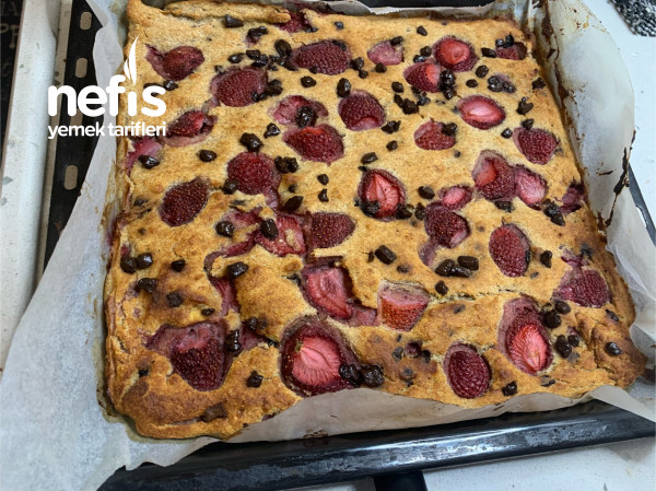 Çilekli Blondie (Glutensiz Ve Rafine Şekersiz)