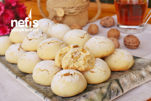 Cevizli Kurabiye (Ağızda Dağılan) Nefis Yemek Tarifleri