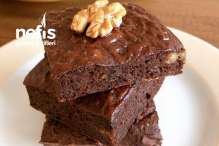 Kakaolu Glutensiz ve Rafine Şekersiz Brownie Tadında Kek Tarifi