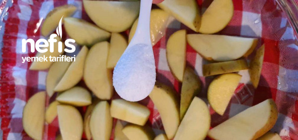 Baharatlı Elma Dilim Patates