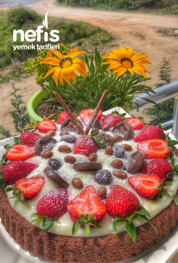 Kahveli Pudingli Tart Kek