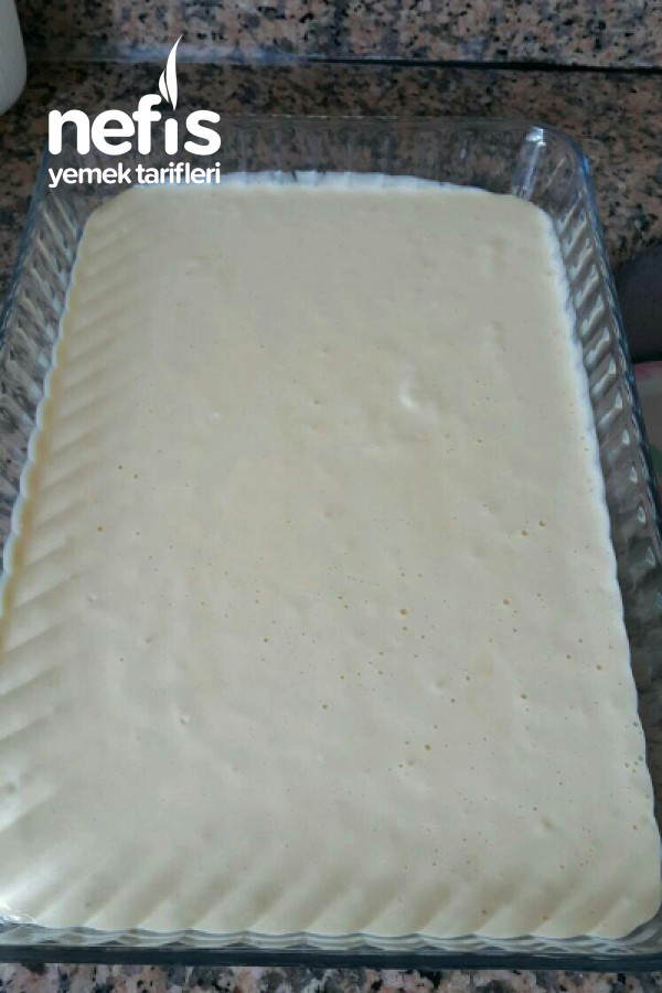 Çok Hafif Süt Şerbetli Tatlı (Gelin Pastası)