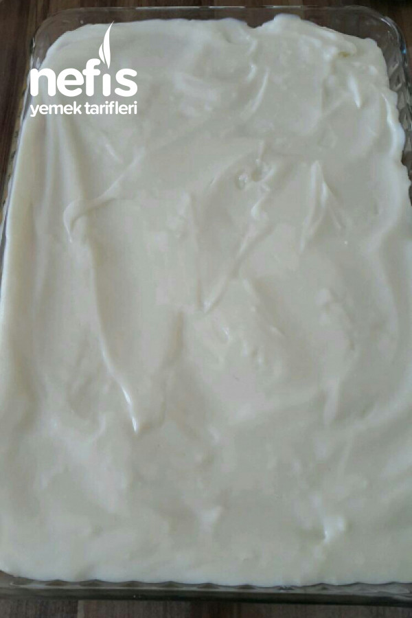 Çok Hafif Süt Şerbetli Tatlı (Gelin Pastası)