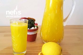 1 Portakal 1 Limon İle Ev Yapımı Limonata Tarifi