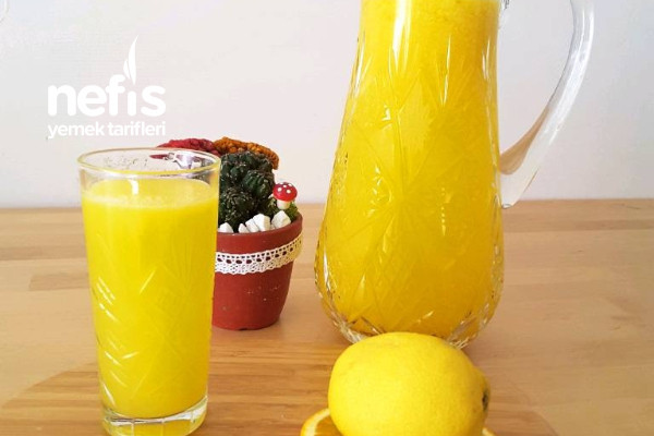 1 Portakal 1 Limon İle Ev Yapımı Limonata