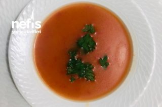 10 Dakikada Enfes Domates Çorbası Tarifi