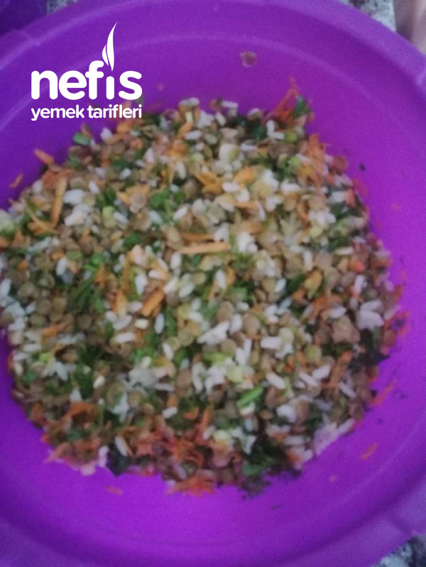 Yeşil Mercimek&pirinç Salatası