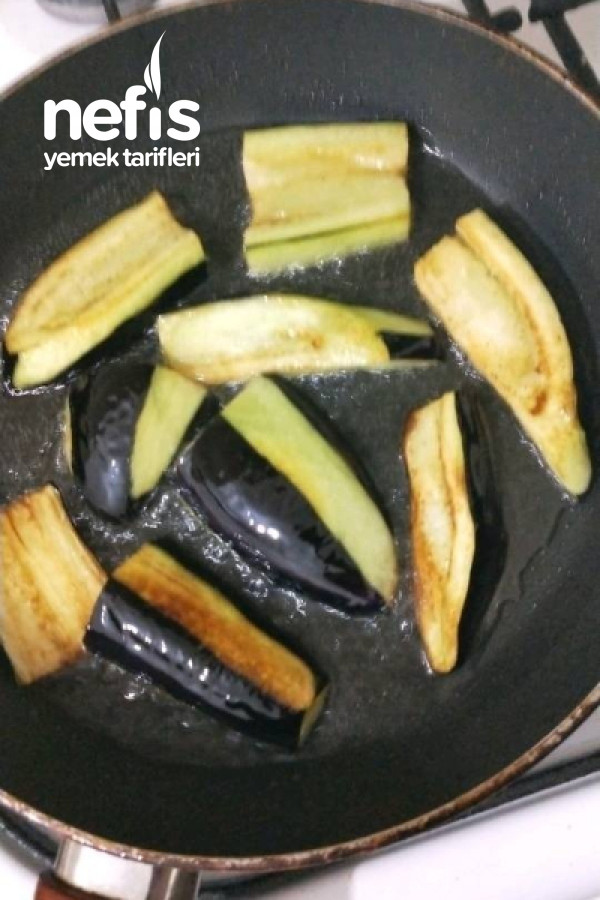 Domatesli Biberli Patlıcan Kızartması
