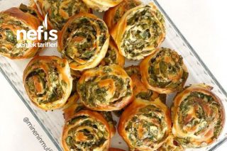 Ispanaklı Rulo Börek Tarifi