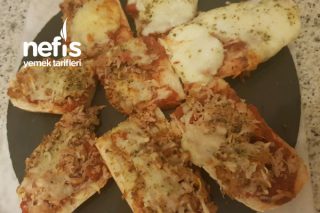 Baget Ekmeğinden Şipşak Pizza Tarifi