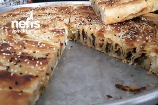 Ispanaklı Peynirli El Açması Kol Böreği Tarifi