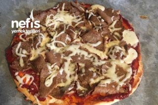 2 Malzemeli Pizza Hamuru ile Şipşak Pizza Tarifi