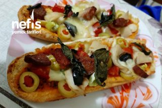 Sandviç Ekmeğinden Pizza Tarifi