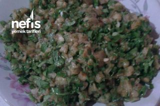 Bol Yeşillikli Patlıcan Salatası Tarifi