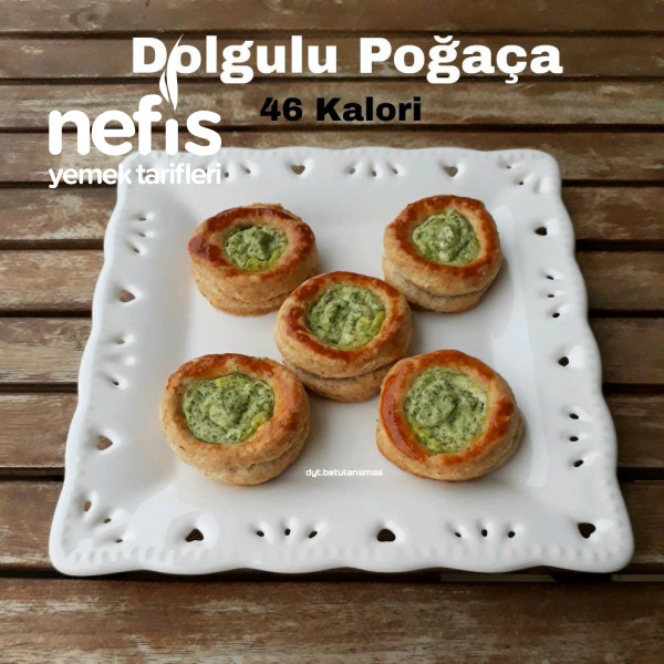 Dolgulu Poğaça(46 Kalori)