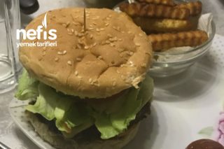 Az Malzemeli Lezzetine Doyum Olmayan Burger Tarifi