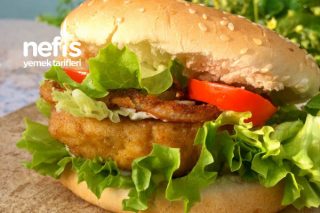 Ev Yapımı Sağlıklı Tavuk Burger Tarifi