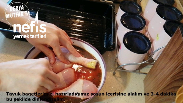 Lokum Kıvamında Fırında Patatesli Tavuk Baget Tarifi (Videolu)