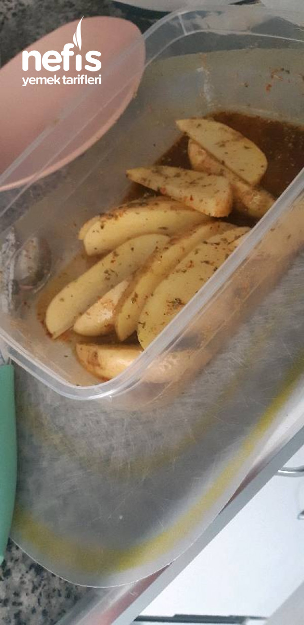 Firinda Elma Dilim Patates