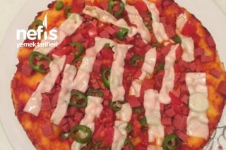 Fırın Kullanmadan İki Kişilik Pizza Tarifi
