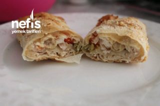 Tavuklu, Sebzeli Çıtır Börek Tarifi