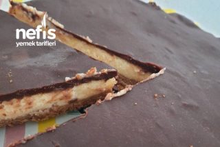 Az Yumurtalı Çikolatalı Cheesecake (Videolu) Tarifi