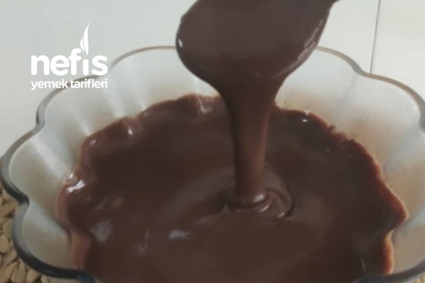 Ev Yapımı Çikolatalı Sos (Pürüzsüz Kıvam Harika Lezzet) Videolu