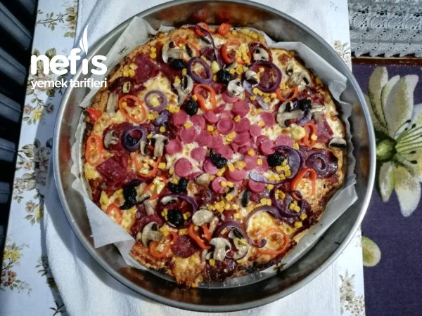 Bol Malzemeli Pizza (Tam Buğday Unlu)
