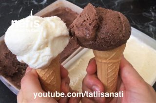 Evde Sütlü Dondurma Çikolatalı Dondurmanın Tüm Püf Noktaları (videolu) Tarifi