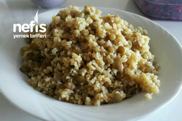 Yeşil Mercimekli Bulgur Pilavı Tarifi