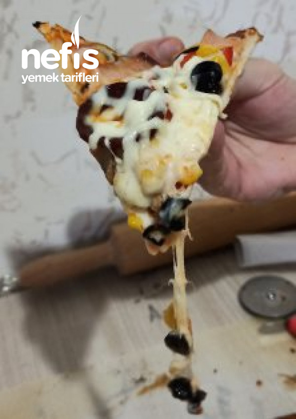 İncecik Ve Enfes Pizza   Sevenler İçin, Çok Güzel Ve Lezzetli Tarif Burda.