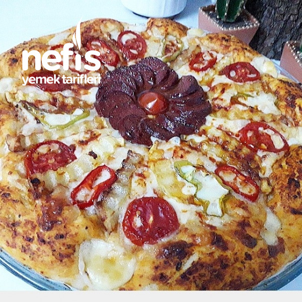 Patatesli Nefis Pizza