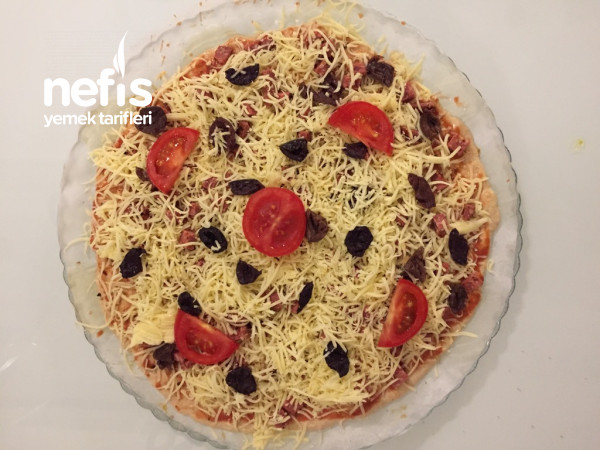 Sağlıklı Pizza(Tam Buğday Unu ve Fermente Sucuk)