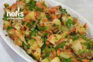 En Kolayından Patates Salatası Tarifi