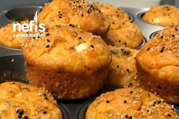 Peynirli Patatesli Muffin (Pratik ve Kolay) Tarifi