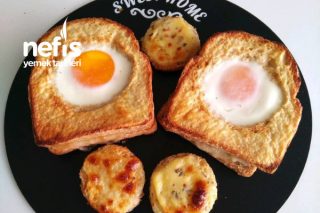 Pratik Kahvaltılık Yumurtalı Ekmek Tarifi