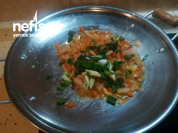 Kimchi Fried Rice/ Kimchili Kavrulmuş Pilav/ Kimchi Bokkeumbap