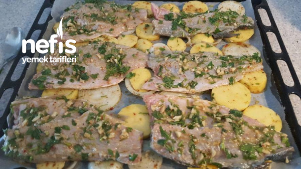 Patatesli Levrek Fileto (Fırında)