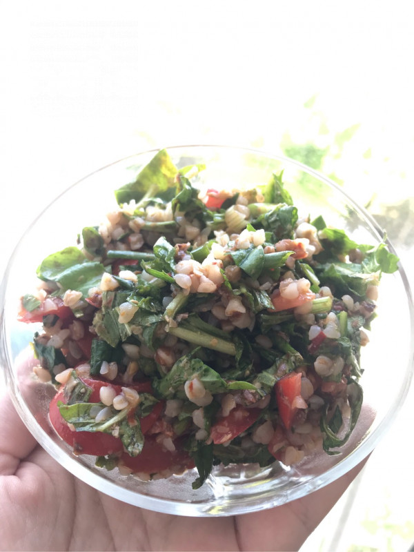 Bol Yeşillikli Karabuğday (Greçka) Salatası