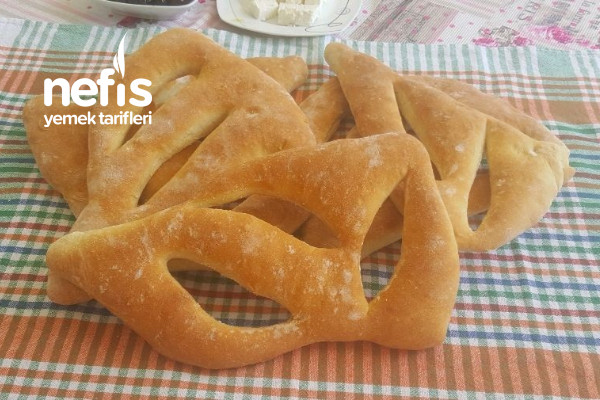 Fougasse Bread (Yassı Fransız Kır Ekmeği) Tarifi