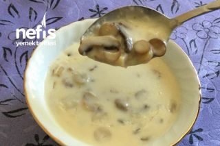 Kremalı Mantar Çorbası (Farkı Pişirme Tekniğinde) Tarifi