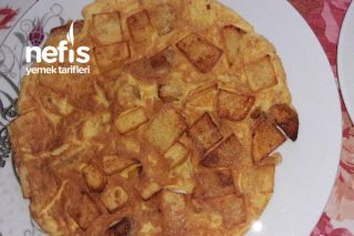 Kahvaltıya Müthiş Patatesli Omlet Tarifi