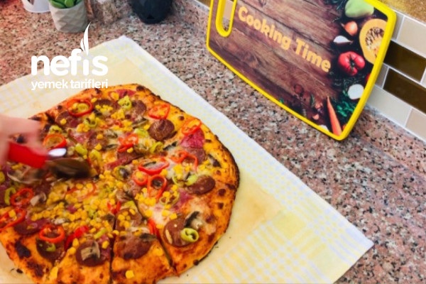 Bol Malzemos Evde Dominos Pizza (Videolu) Tarifi