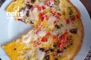 Yalancı Pizza Omlet Tarifi