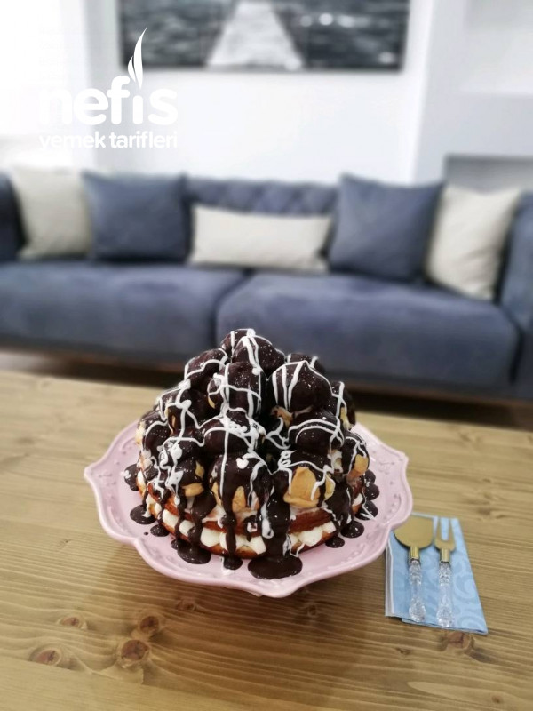 Profiterollü Pasta (Babalar Günü İçin)